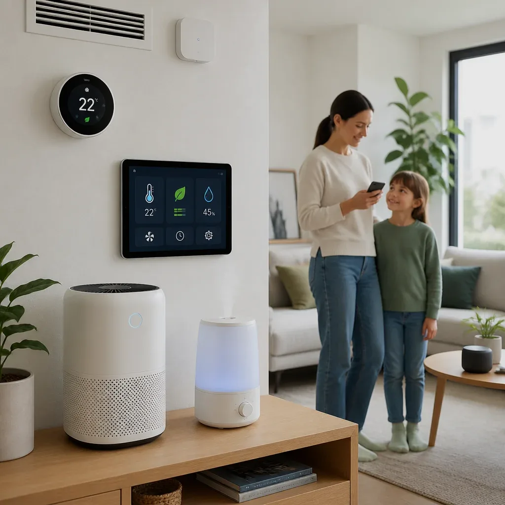 KlimaNowBox device on wall